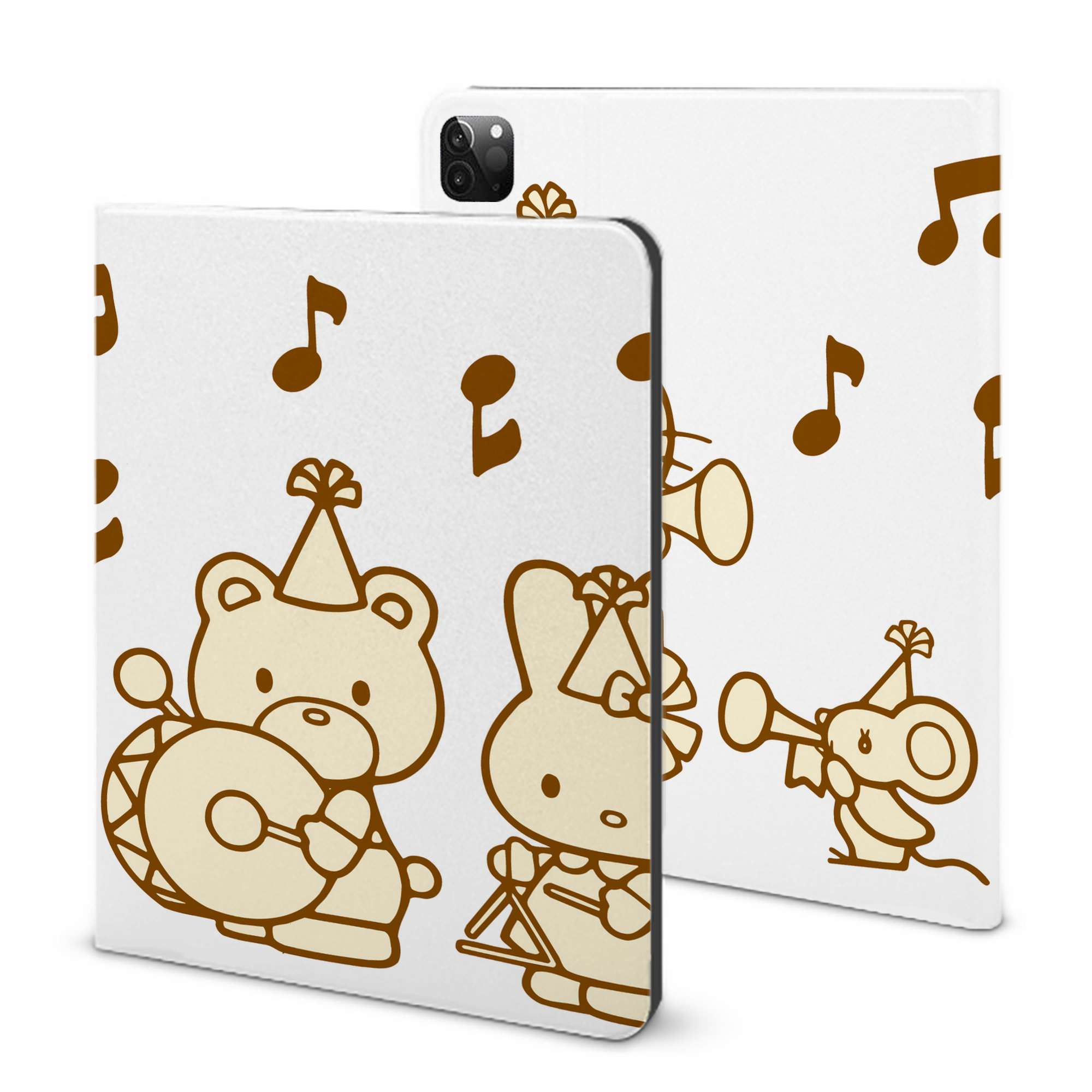 （画像用） Hello Kitty ハローキティ IPadケース ペンホルダー付き ブックスタイルデザイン